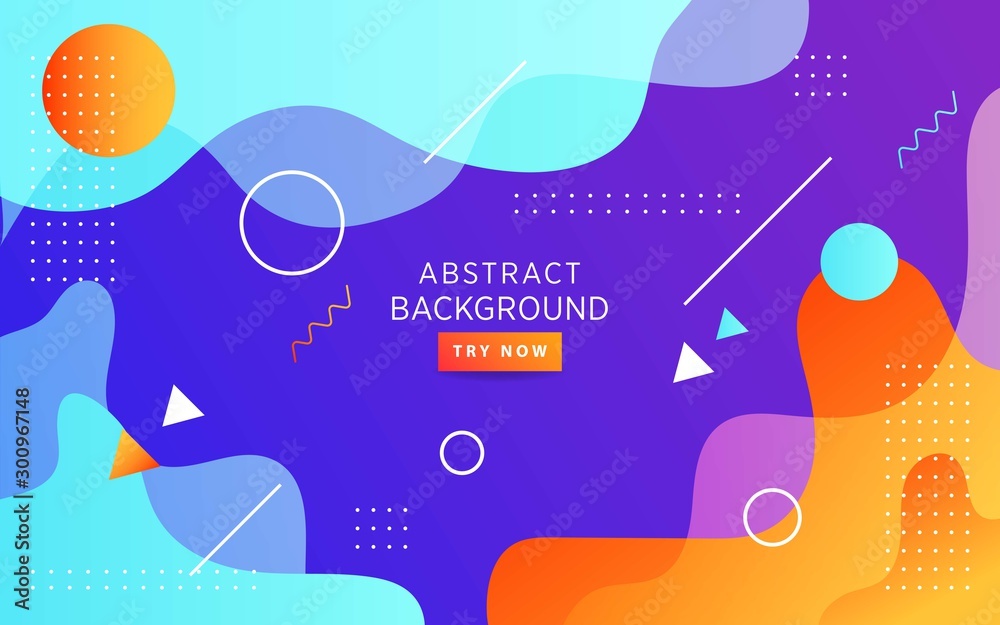 modern fluid abstract rounded shape background with line and circle.can be used in cover design, poster, flyer, book design, website backgrounds or advertising. vector illustration.