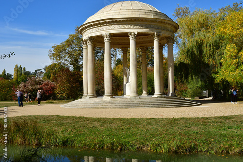 Versailles; France - october 14 2018 : Petit Trianon park in the Marie Antoinette estate photo