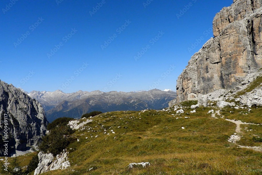Le dolomiti di Brenta, paesaggio delle Dolomiti e delle Bocchette Centrali