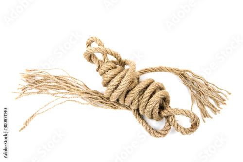 The tangled hemp rope