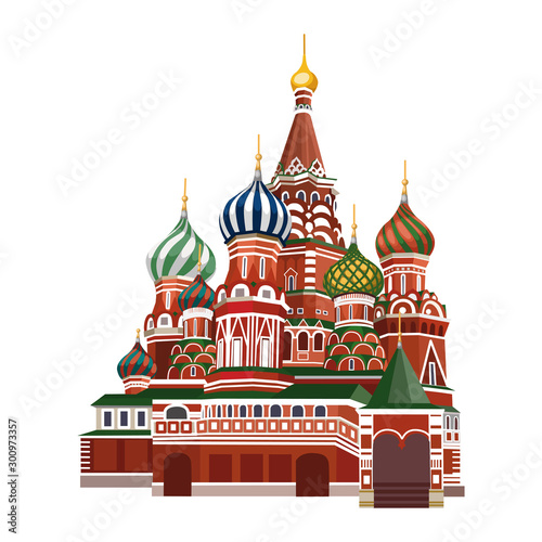 St. Basil's Cathedral. sights of Russia