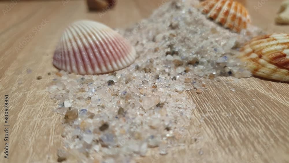 Sea salt. Bath salt. Body care accessories. Spa scene Sea salt. Bath salt. Body care accessories. Spa scene