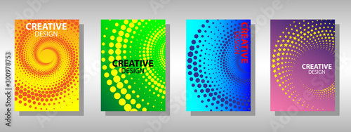 A modern set of abstract covers and backgrounds for your design
