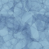 Seamless tileable blue futuristic network shape