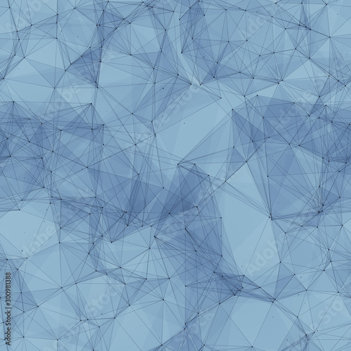 Seamless tileable blue futu...