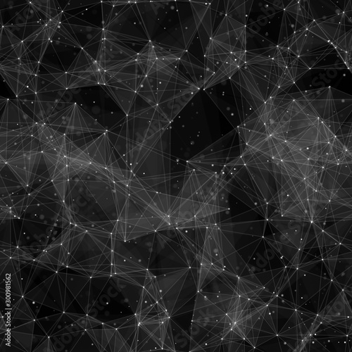 Connected lines and points ...