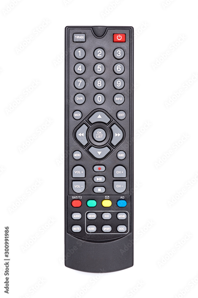 Remote control isolated on white background Remote control isolated on white background