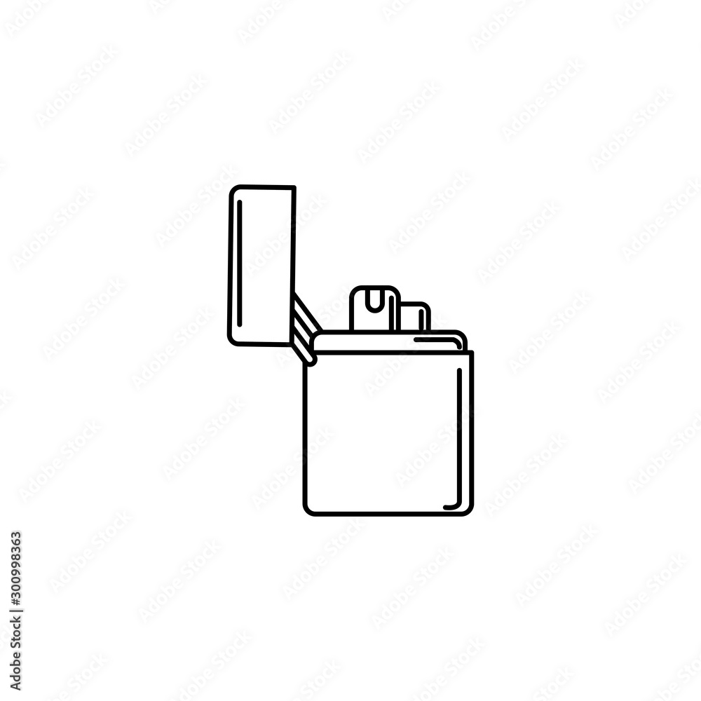 Isolated lighter line design Isolated lighter line design
