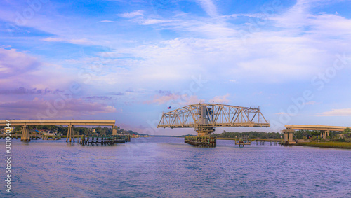 Figure Eight Swing Bridge. North Carolina
