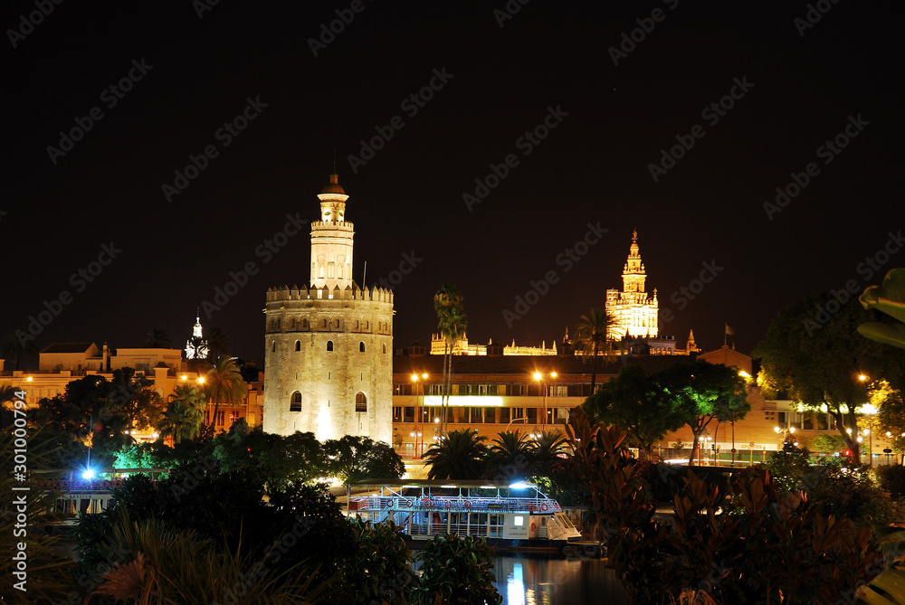 Sevilla in the night