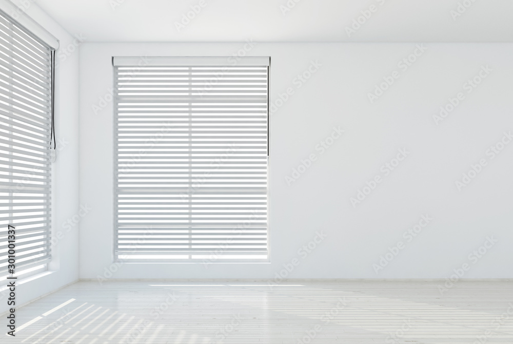 Fototapeta premium large luxury modern bright interiors room illustration 3D rendering