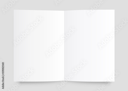 Open book in realistic style .Vector graphics for web sites.