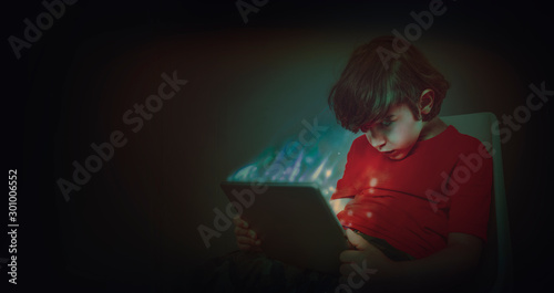 online addiction concept