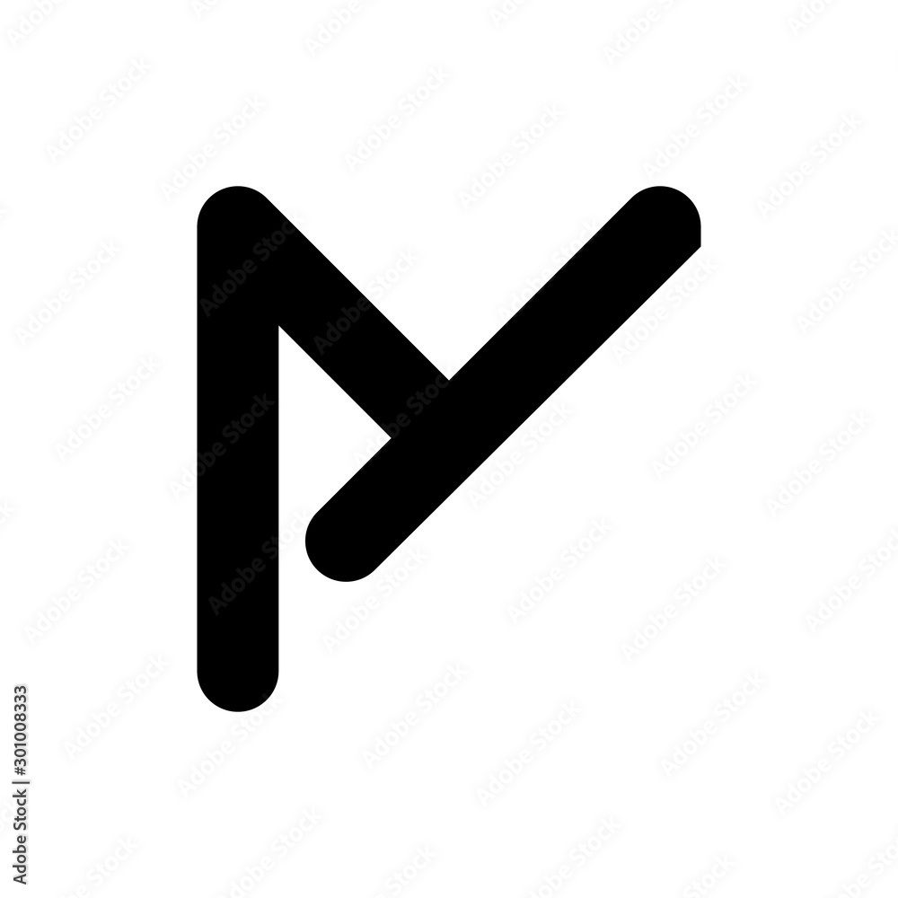 MY letter logo design vector MY letter logo design vector