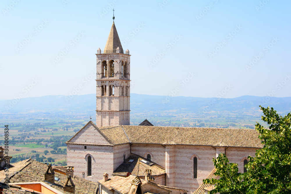 Basilica of Saint Clare Assisi Umbria Italy