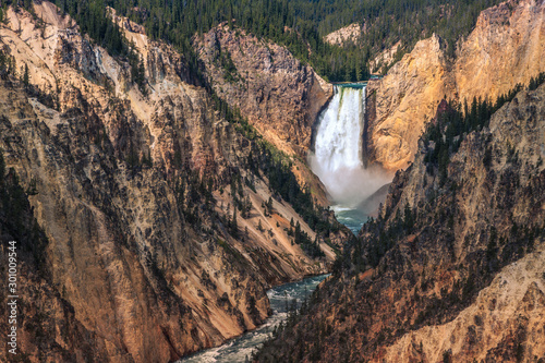 Lower Falls of the Grand Canyon of the Yellowstone from Artist Point, Yellowstone National Park