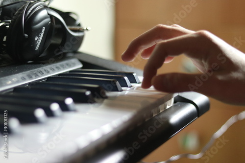 Piano hands photo