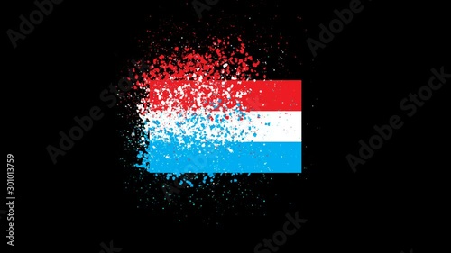 Iceland  flag. Simple vector Iceland flag
