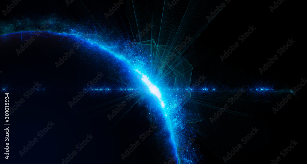 Fototapeta premium alba, pianeta, stella, universo, cosmo, mondo, 