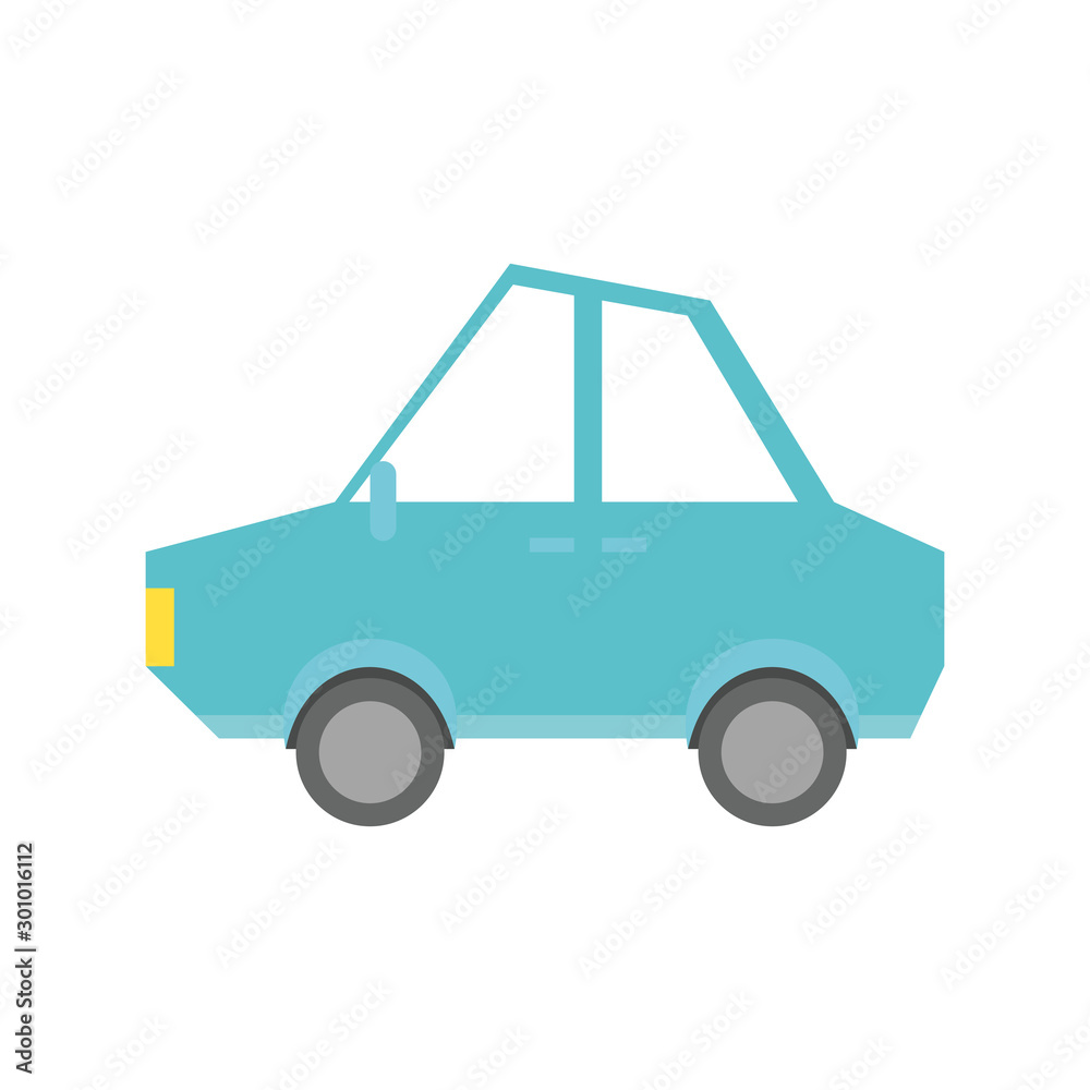 Isolated car icon flat design Isolated car icon flat design