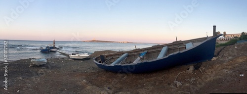 boat on the beach