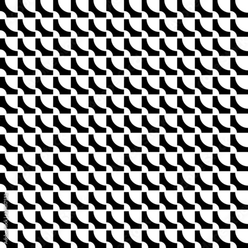 stylish pattern design seamless fabric texture monochrome  photo