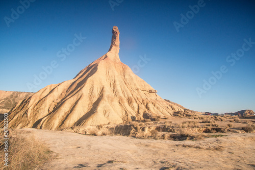 Bardenas Reales desert in Navarra  Spain