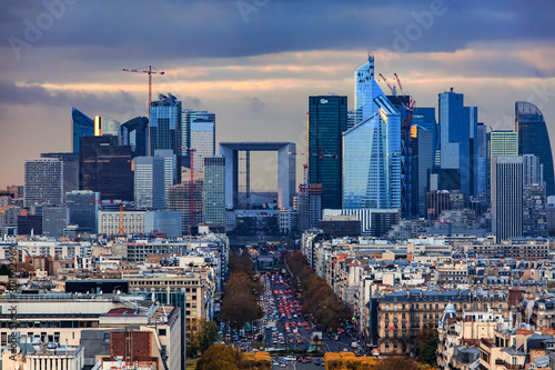 Fototapeta Naklejka Na Ścianę i Meble -  La Defense Financial District Paris France