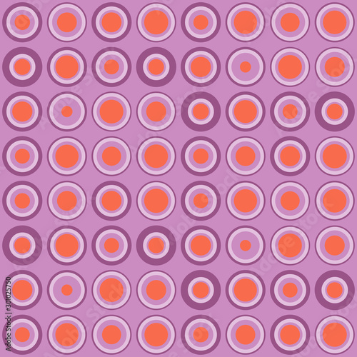 Abstract repeating dots. Vector spotty seamless pattern.