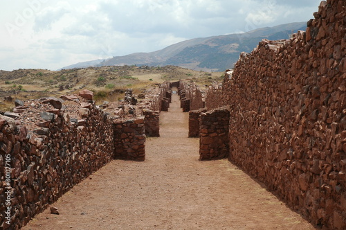 ancient ruins of sacred piquiyacta valley of the incas peru