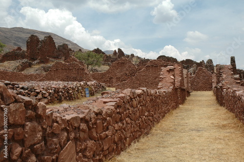 ancient ruins of sacred piquiyacta valley of the incas peru