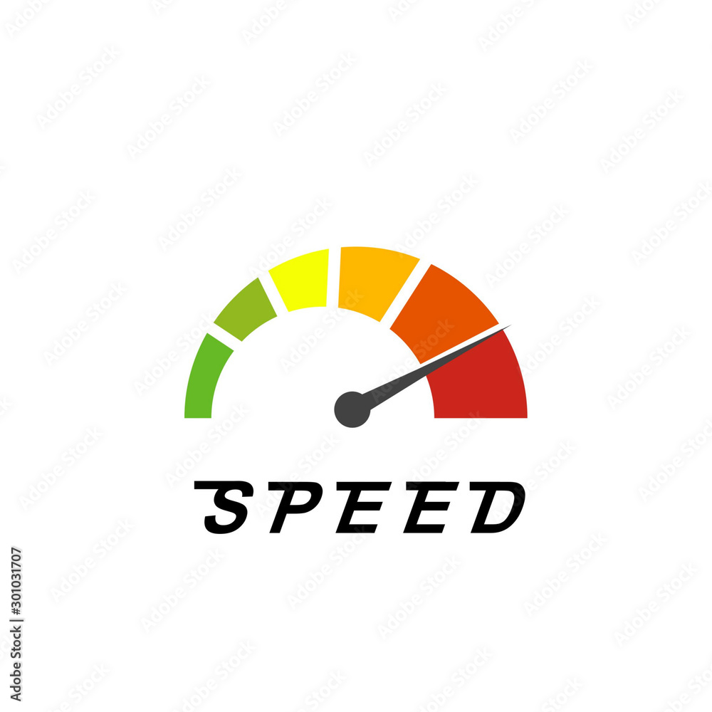 Website speed loading time. Web browser with speedometer test showing fast good page loading speed time. Vector illustration Website speed loading time. Web browser with speedometer test showing fast good page loading speed time. Vector illustration