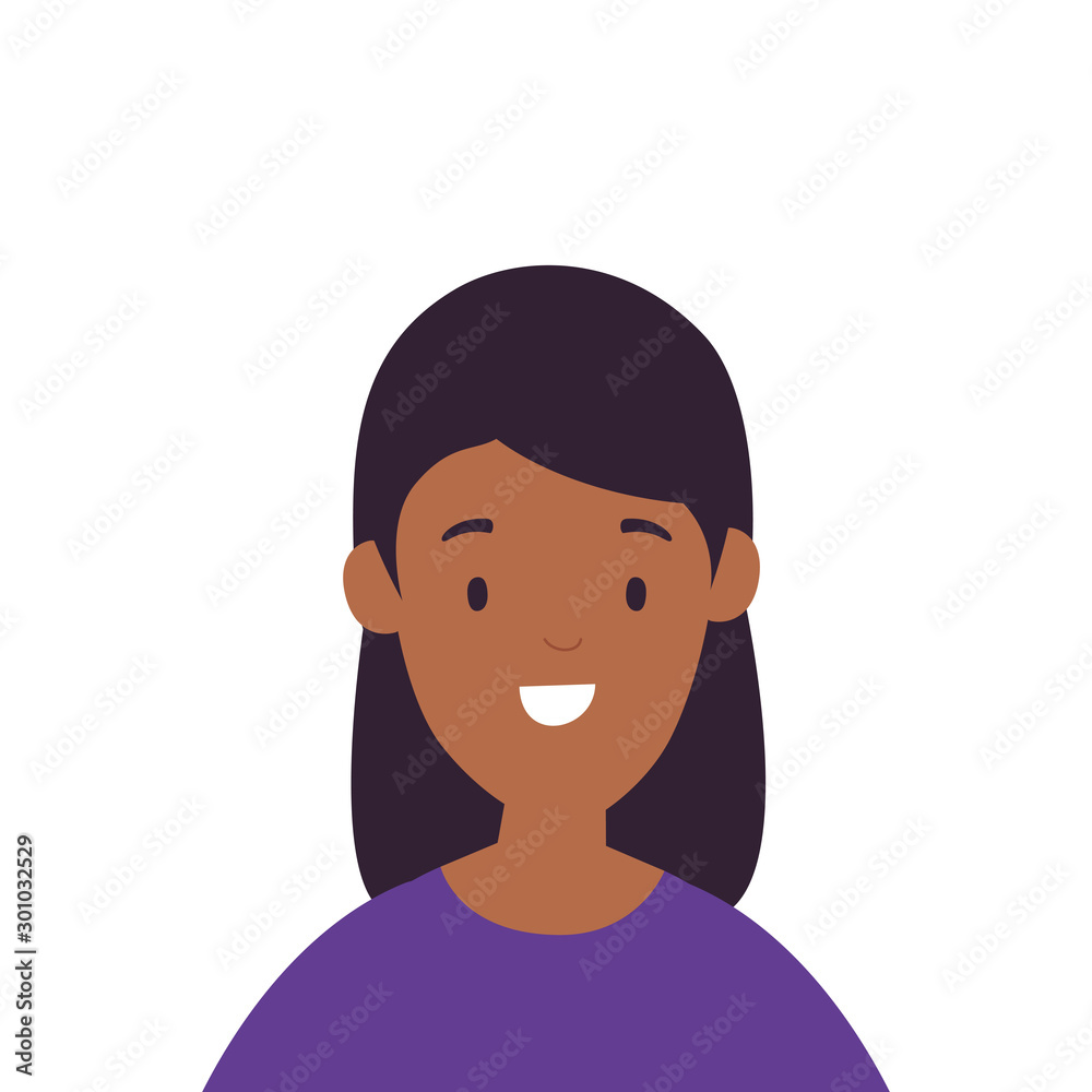head of beautiful afro woman avatar character vector illustration design head of beautiful afro woman avatar character vector illustration design