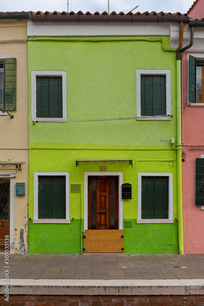 Fototapeta premium Green House Burano Italy
