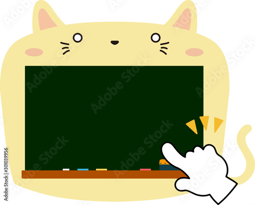 Cute Cat blackboard