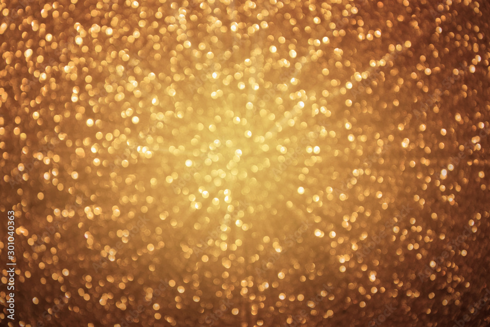 Golden glitter background. Defocused bokeh lights Golden glitter background. Defocused bokeh lights