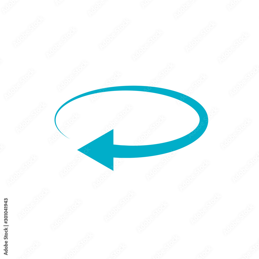 Isolated blue arrow icon vector design Isolated blue arrow icon vector design