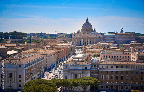 View from Castel Sant'Angelo Rome Italy