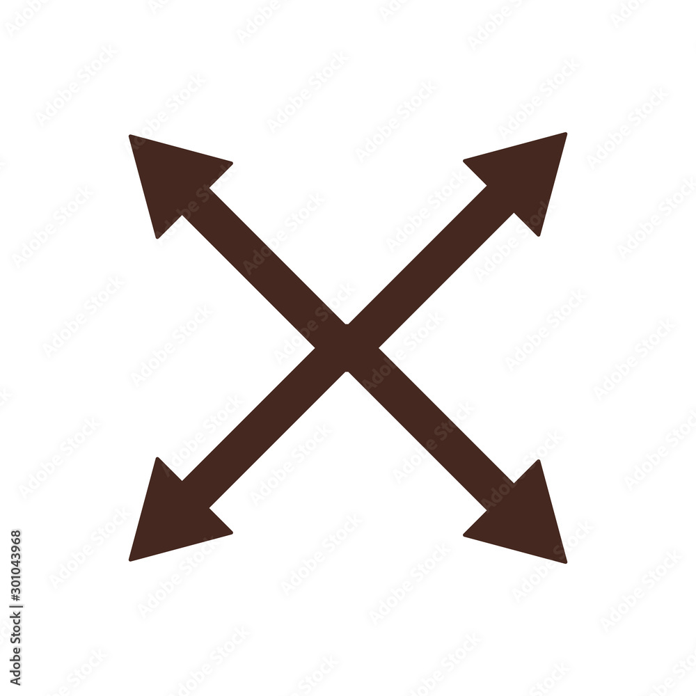 Isolated arrows icon vector design Isolated arrows icon vector design