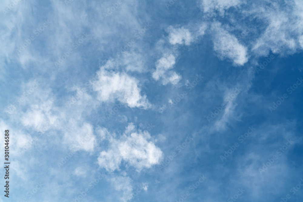White cloud and blue sky background White cloud and blue sky background