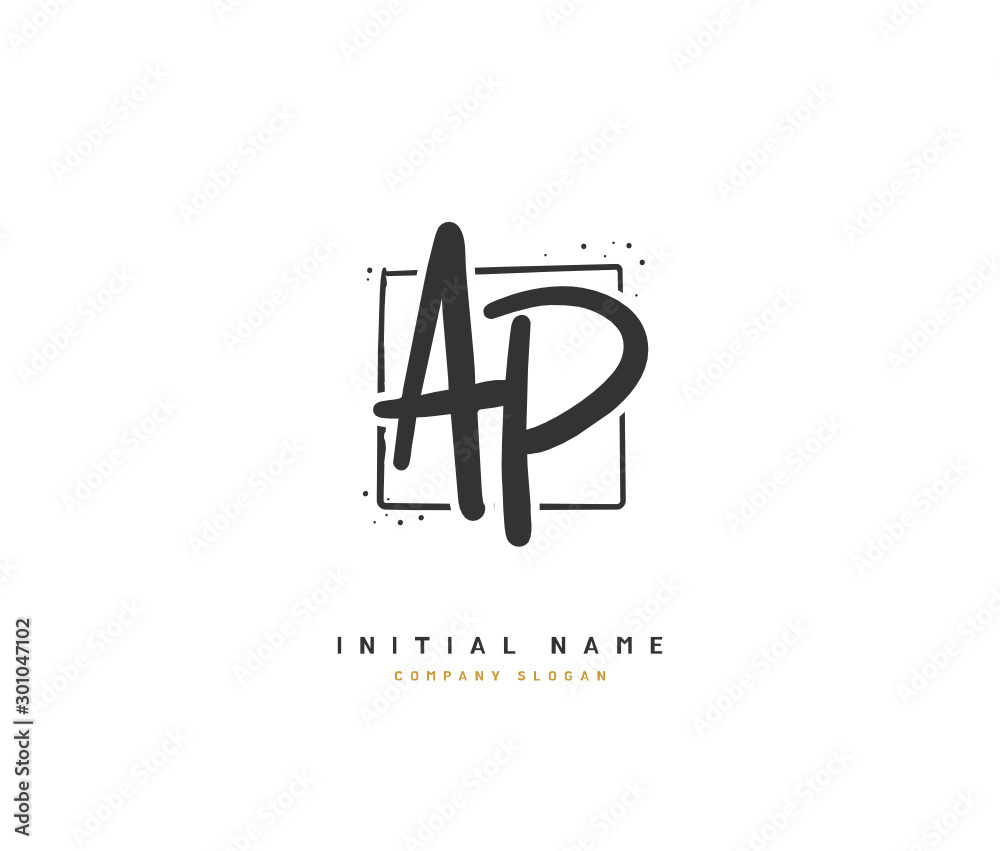 A P AP Beauty vector initial logo, handwriting logo of initial signature, wedding, fashion, jewerly, boutique, floral and botanical with creative template for any company or business. A P AP Beauty vector initial logo, handwriting logo of initial signature, wedding, fashion, jewerly, boutique, floral and botanical with creative template for any company or business.