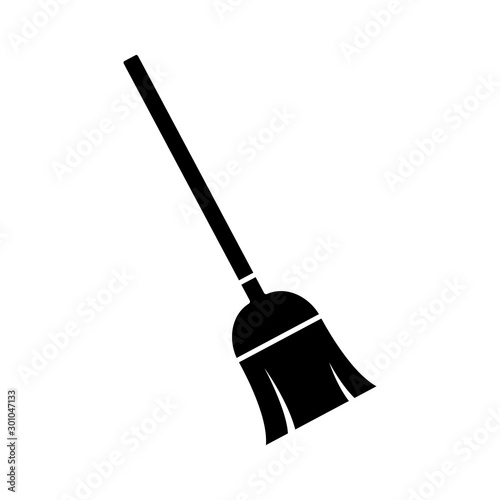 Broom Icon Vector Design Template