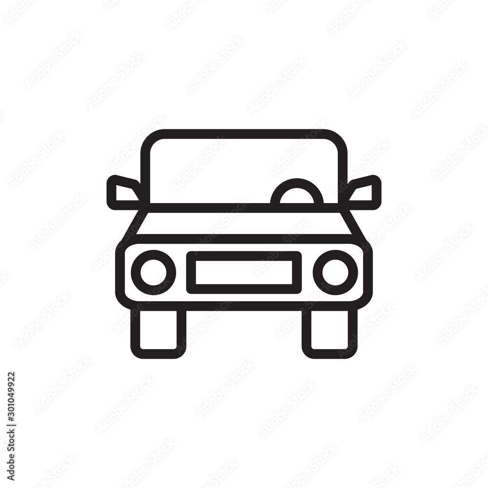 Car Icon Vector Design Template