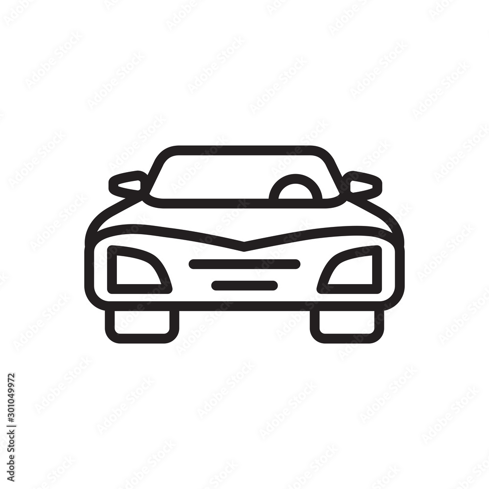 Car Icon Vector Design Template