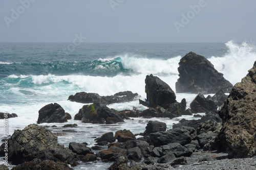 Sea. Caleta de Chañaral. Punta de Choros, Coquimbo region, Chile