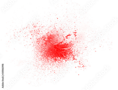 Abstract red explosion background