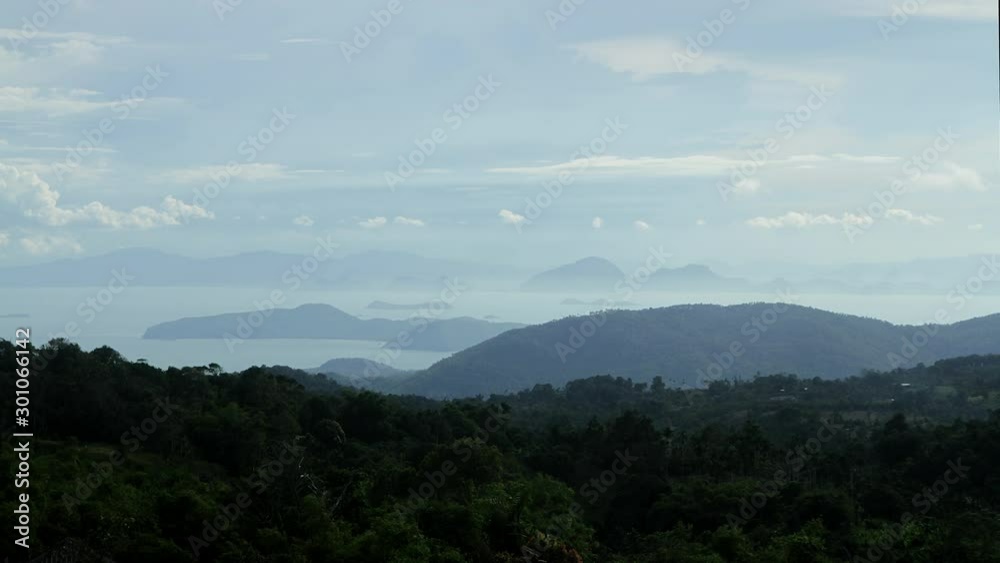 Time Lapse - Angthon National Park & Islands - From High point - Koh Samui - Thailand - 4 K Time Lapse - Angthon National Park & Islands - From High point - Koh Samui - Thailand - 4 K