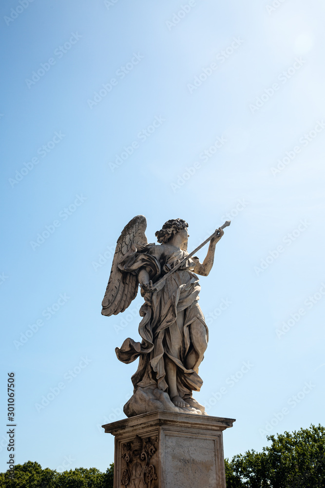 Statue on Sant'Angelo bridge