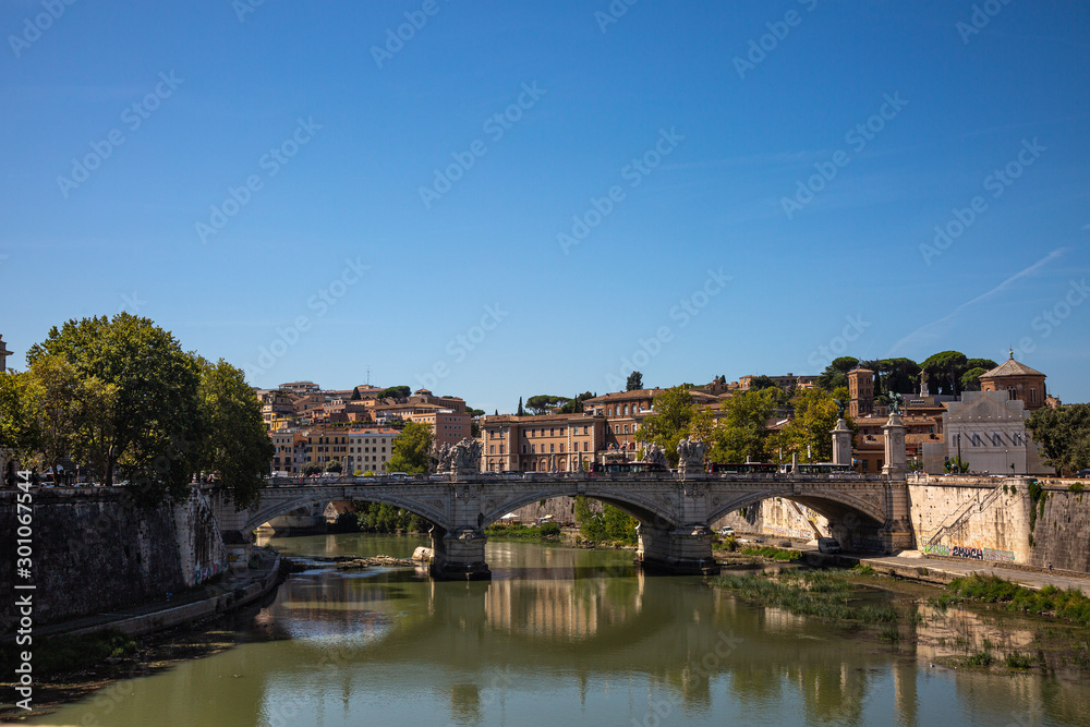 View to the city from Sant'Angelo bridge