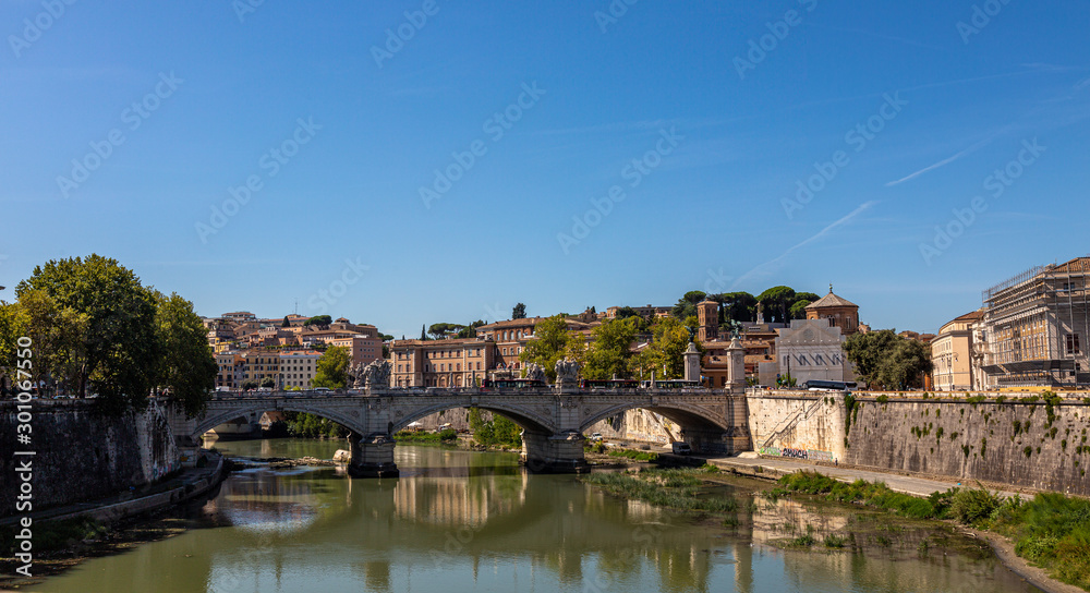 View to the city from Sant'Angelo bridge